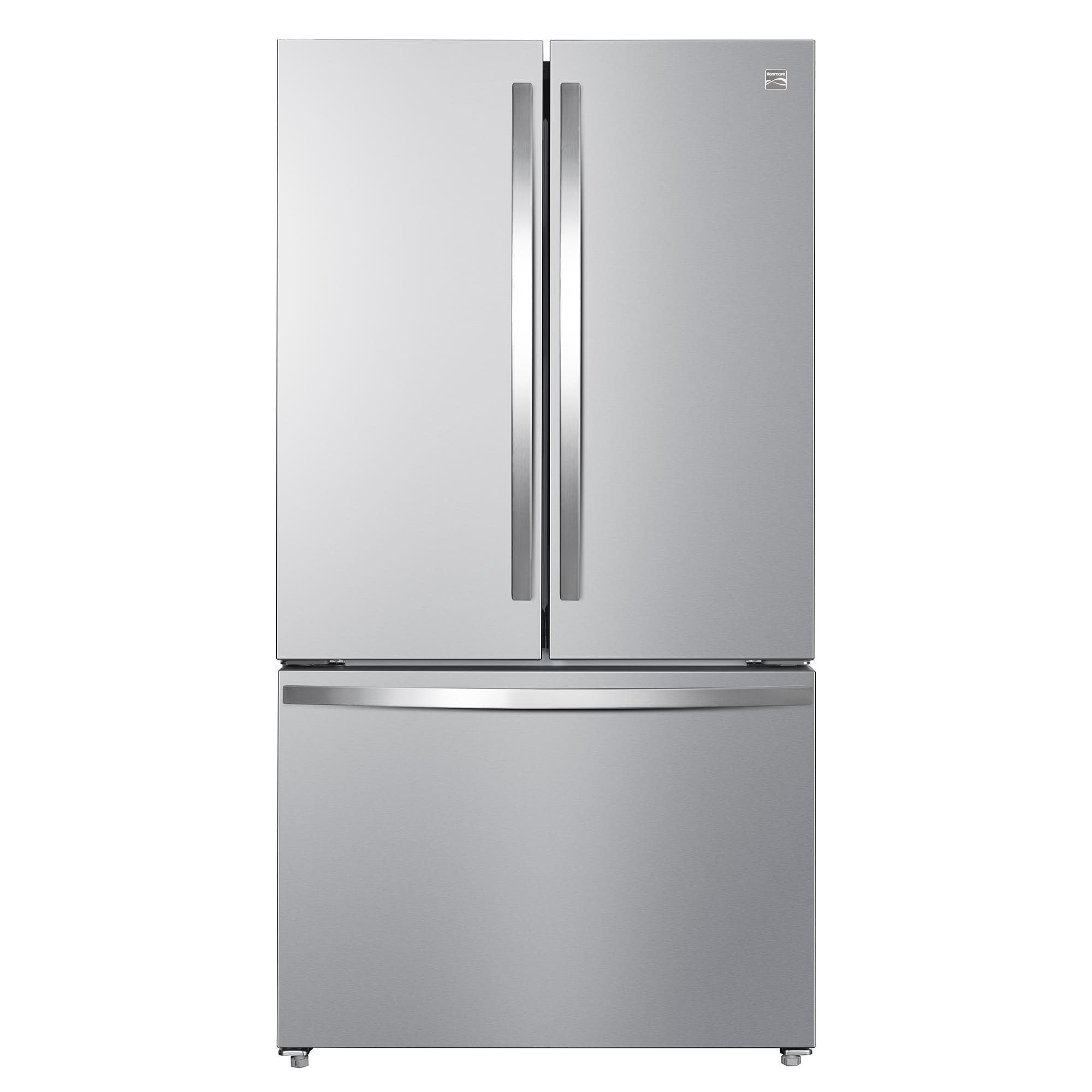 Kenmore Counter-Depth 20.3-cu ft 3 -Door French Door Refrigerator with Ice Maker ( Stainless Steel ) ENERGY STAR Certified