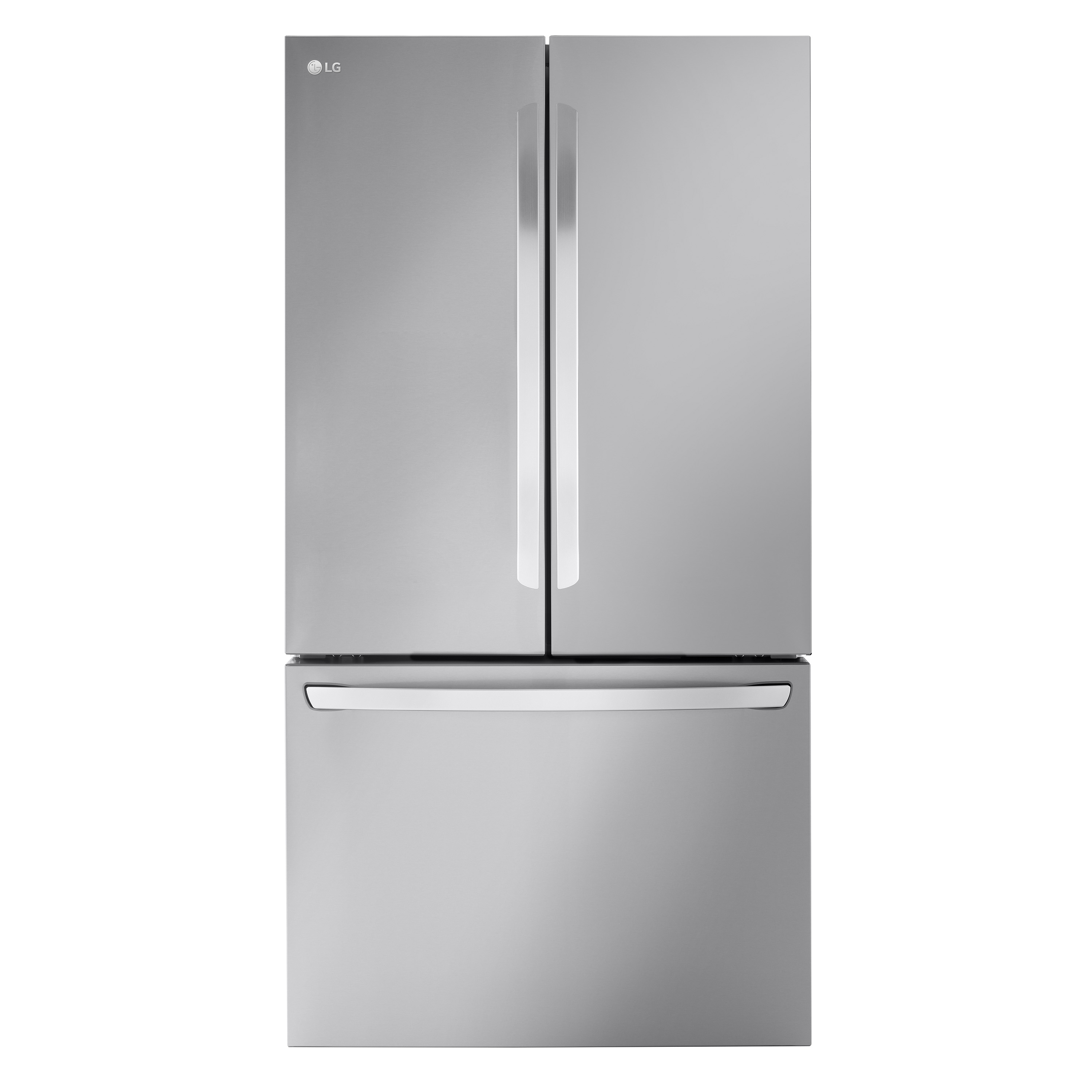 LG Standard-Depth 31.7-cu ft 3 -Door Smart Compatible French Door Refrigerator with Ice Maker with Water Dispenser ( PrintProof Stainless Steel ) ENERGY STAR Certified