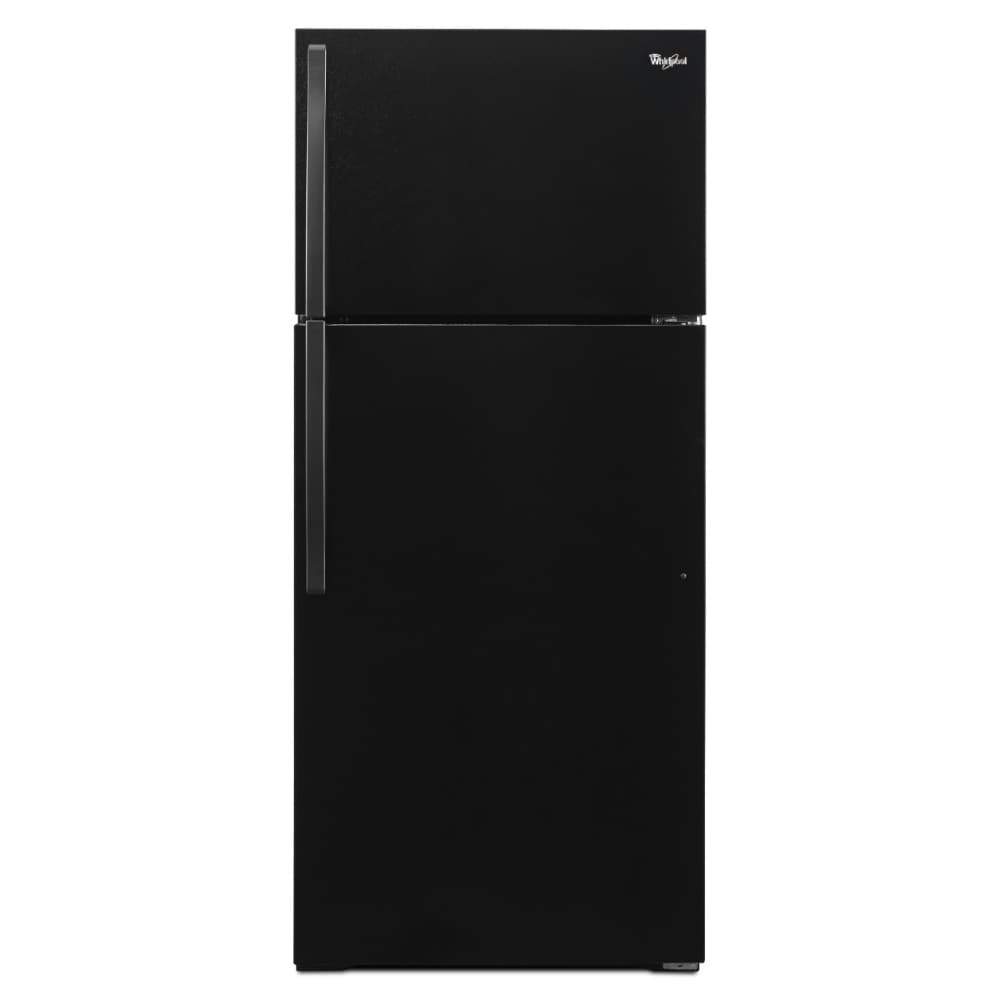 Whirlpool 14.3-cu ft Top-Freezer Refrigerator ( Black )