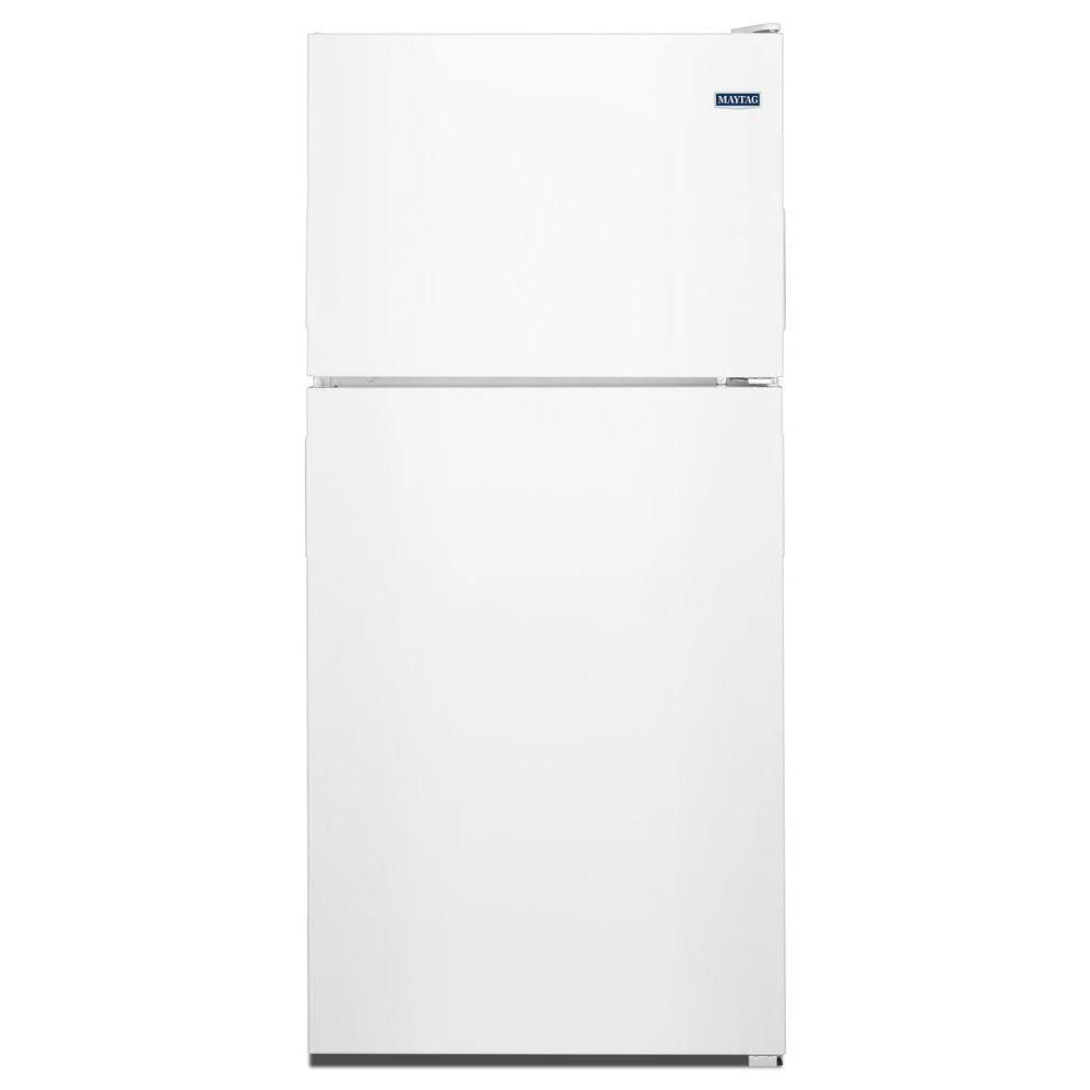Maytag 20.5-cu ft Top-Freezer Refrigerator ( White )