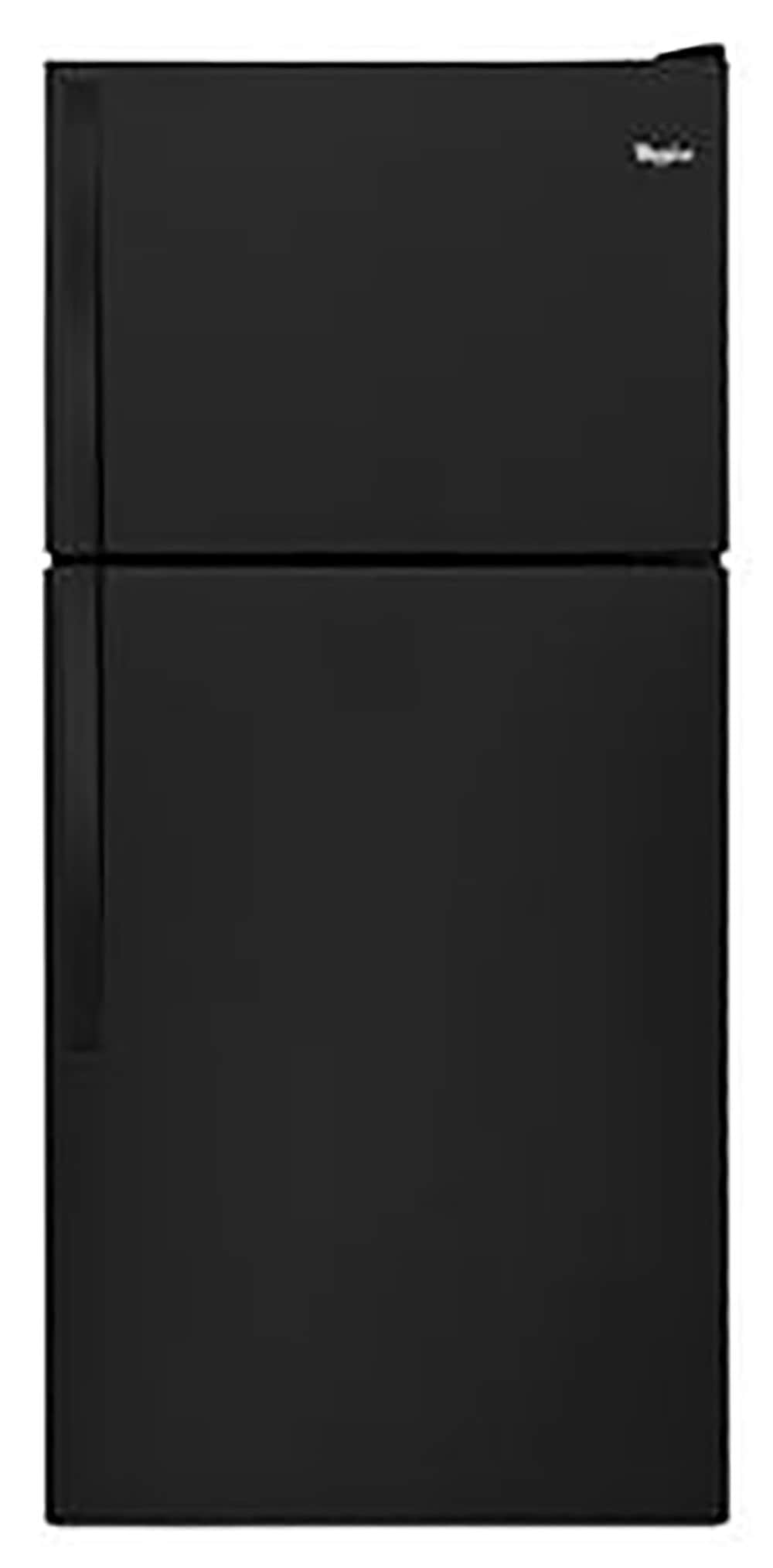Whirlpool 18.2-cu ft Top-Freezer Refrigerator ( Black )
