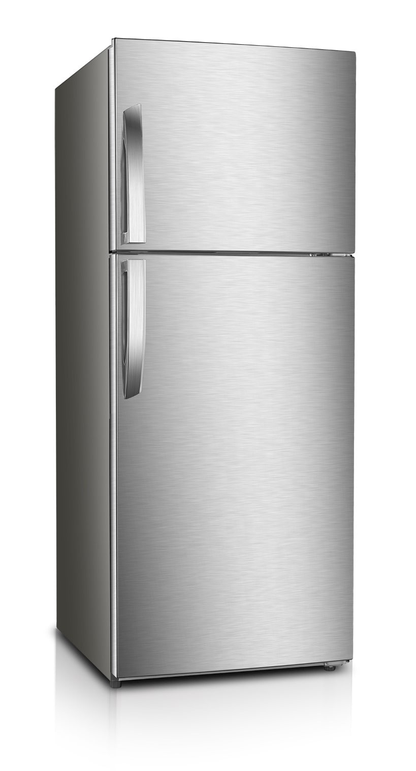 Premium Levella 10.0-cu ft Counter-Depth Top-Freezer Refrigerator ( Stainless steel )